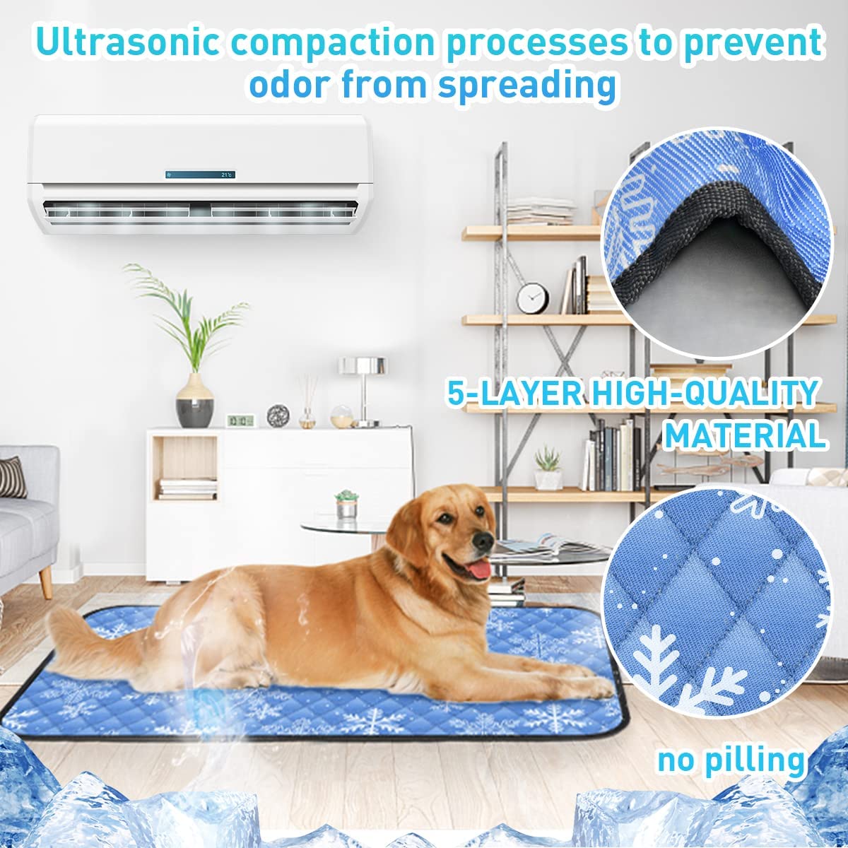 dog cooling mats for hardwood floors - moebypet
