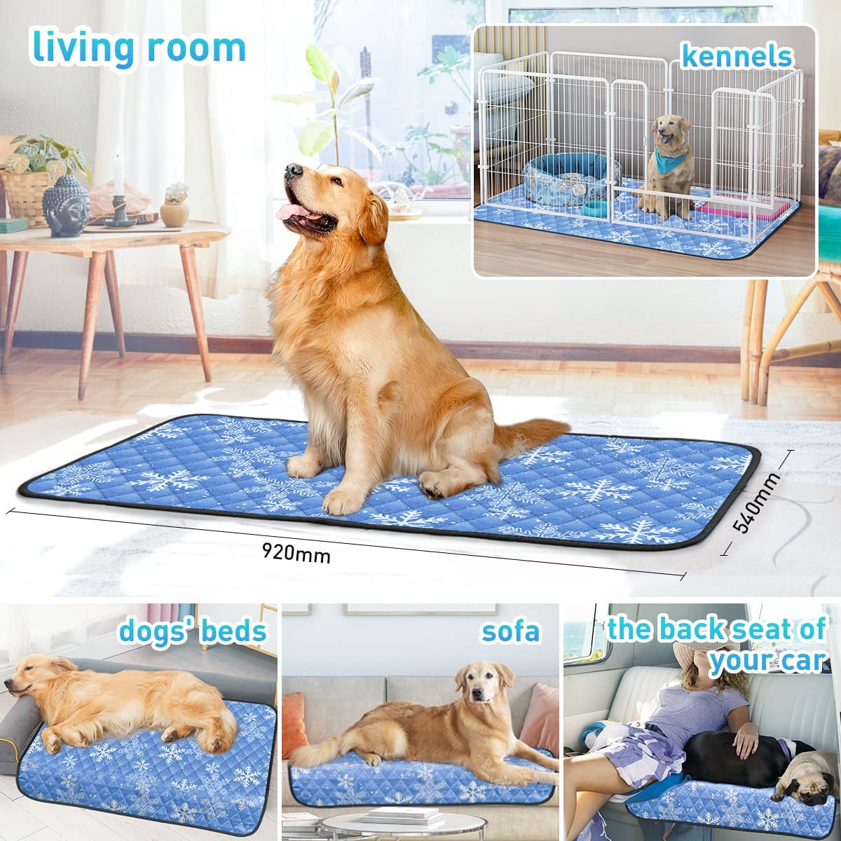 Pet Cooling Mat for sleep, play - Moebypet