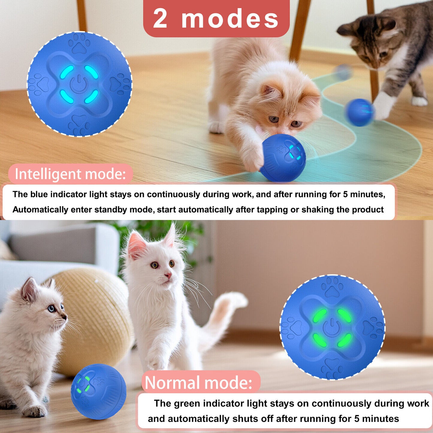 Blue Interactive Toy, Boredom-Relieving and Educational