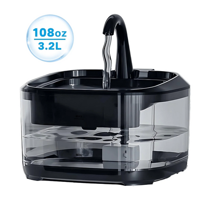 Swan Head Cat Pet Drinking Fountain 3.2L ABS+PC