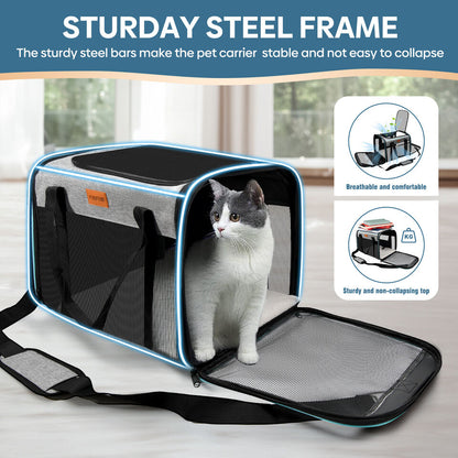 Expandable Soft Airline Approved Travel Pet Carriers