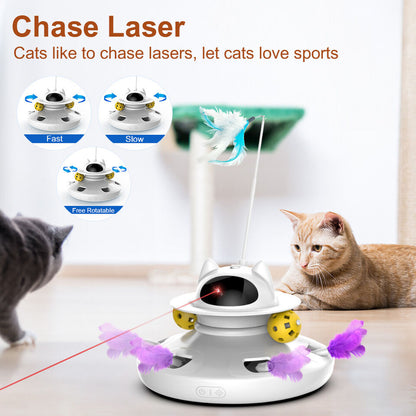 3-in-1 Interactive Cat Toy