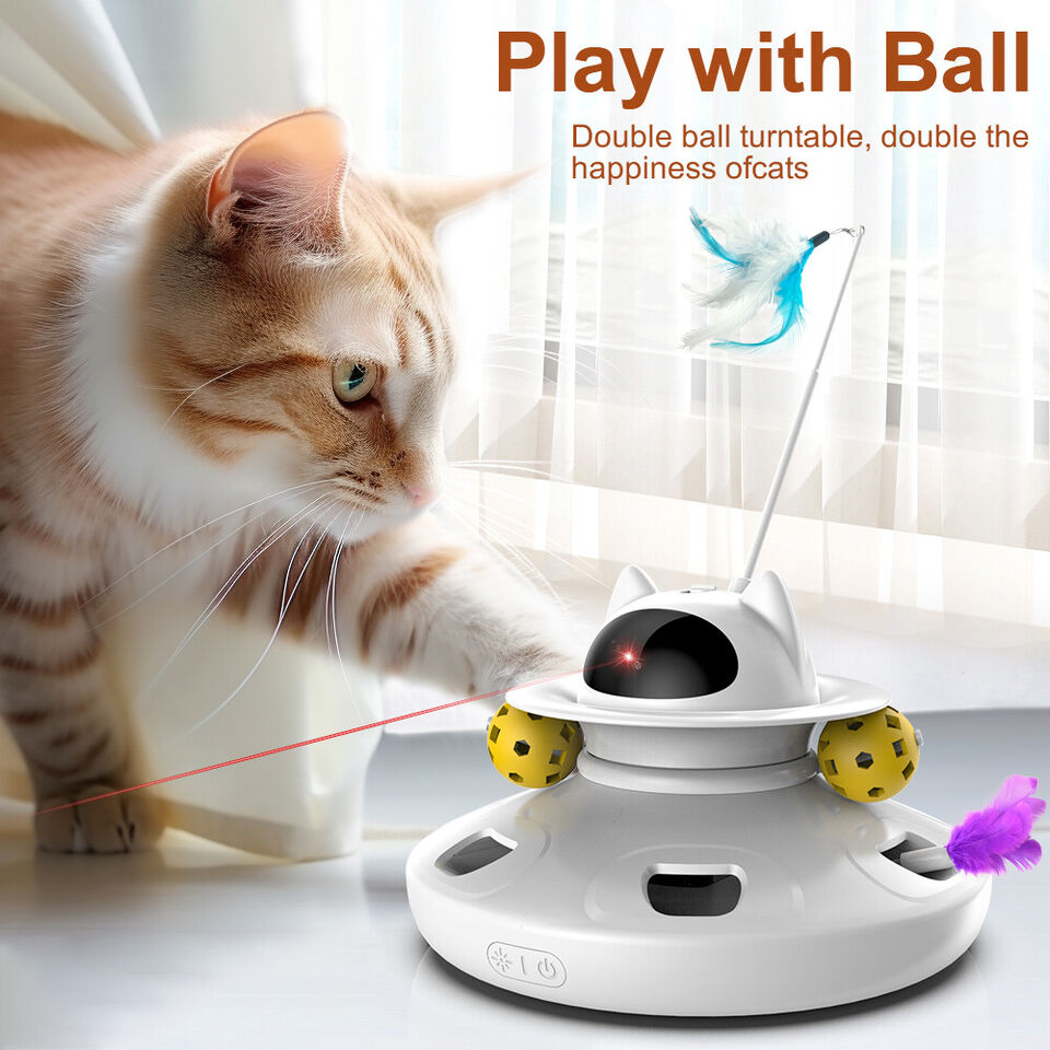 3-in-1 Interactive Cat Toy