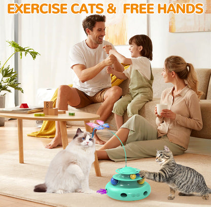 3-in-1 Butterfly rotating Smart Cat Toy