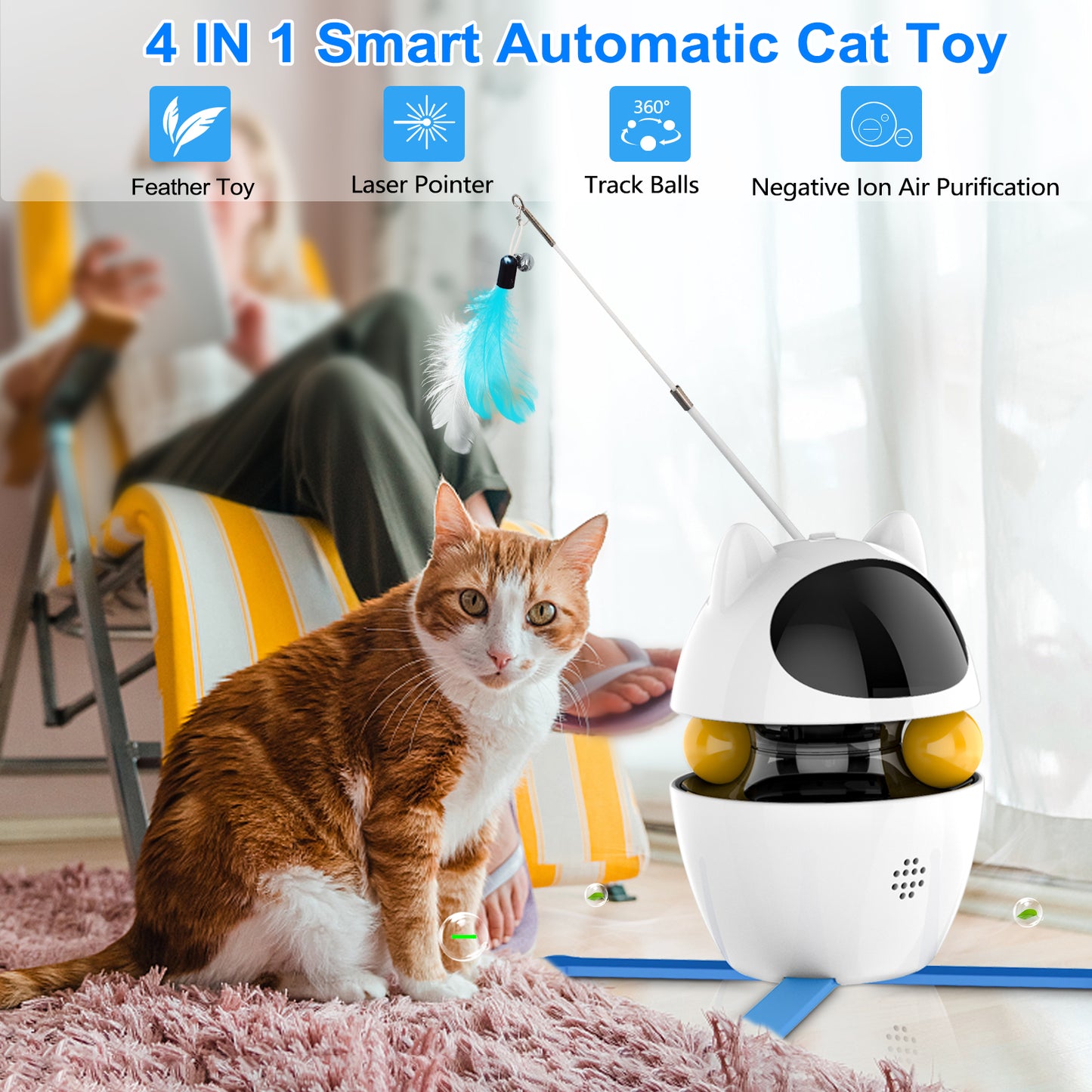 Moebypet interactive cat electric toys