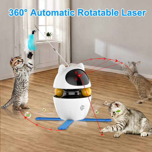 Moebypet rotatable laser cat toys