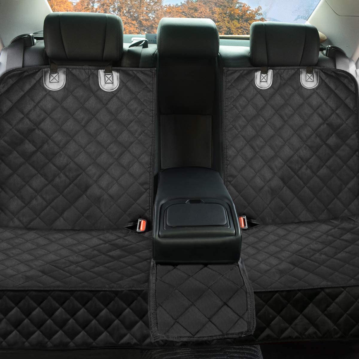 Waterproof Nonslip Pet Seat Cover With Pet Seatbelt