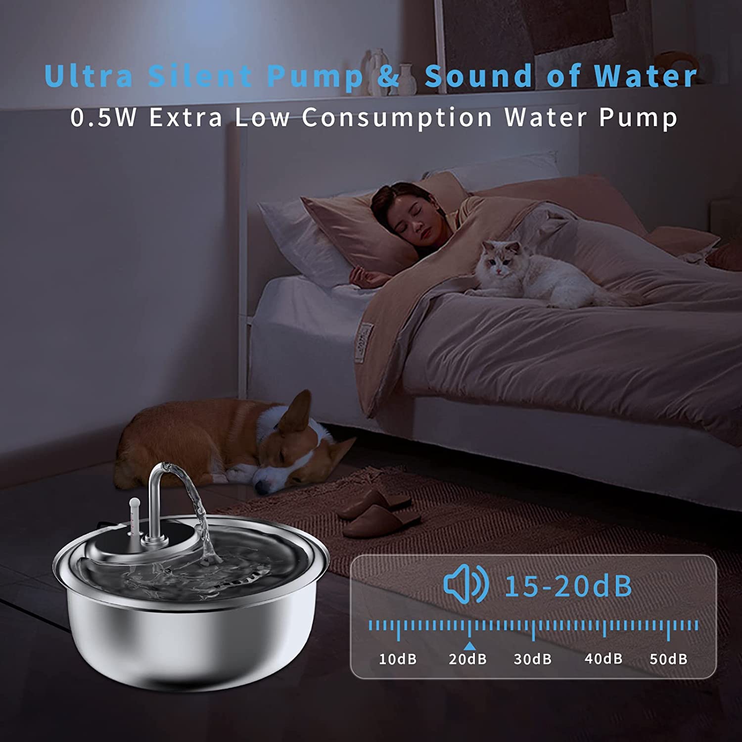 silence pet drinking fountains - moebypet