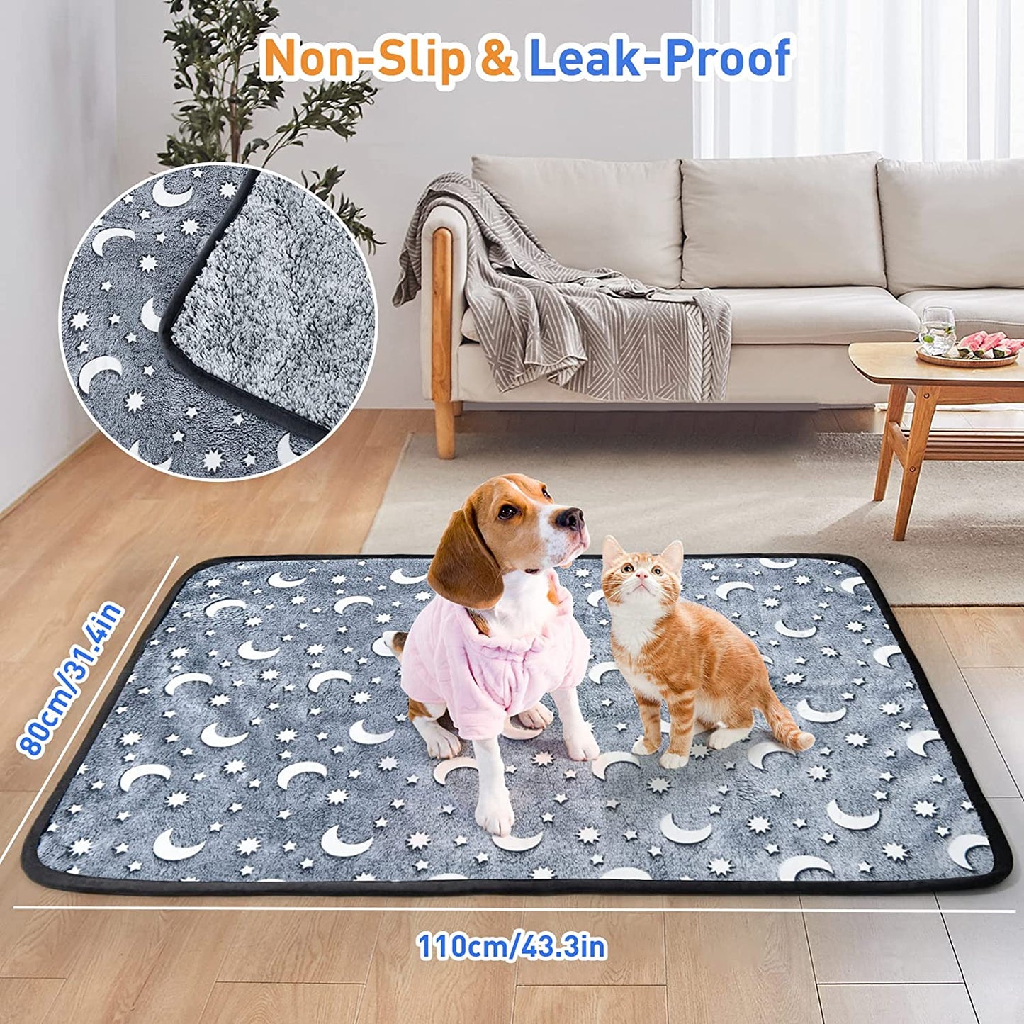 Washable Premium Thermal Blanket Pet Pee Pad