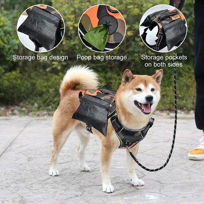 adjustable soft comfortable dog harness - moebypet