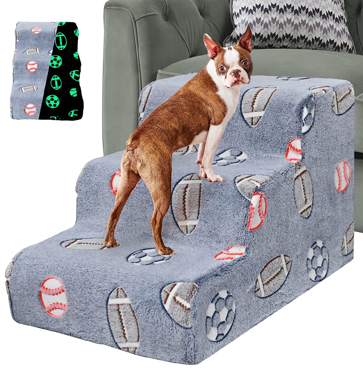 Non-Slip Small Medium Pet Foam Steps