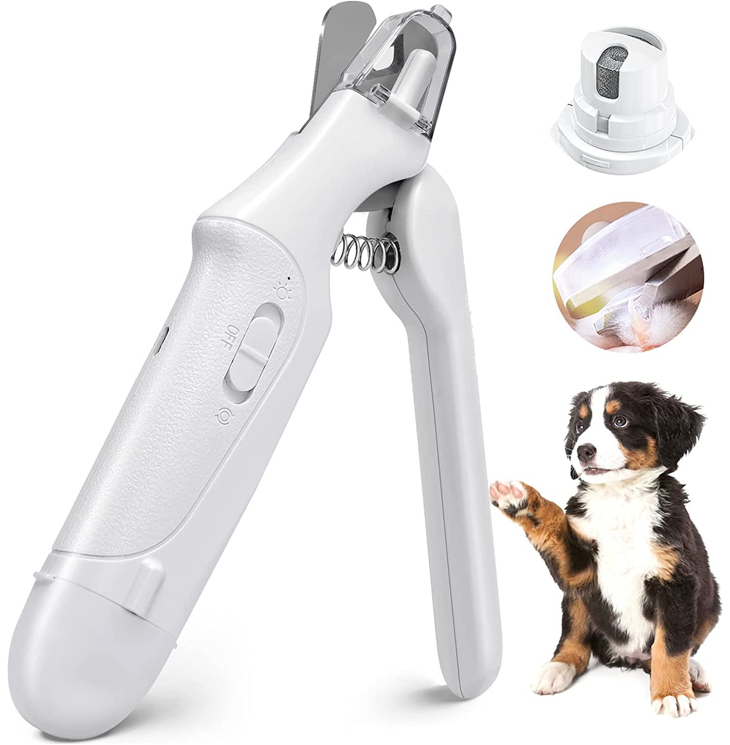 Upgraded 2-in-1 Electric Dog Nail Clippers